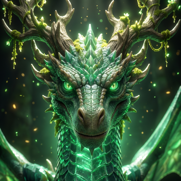 Eldari'ska — Emerald Forest Dragon of the Living Earth