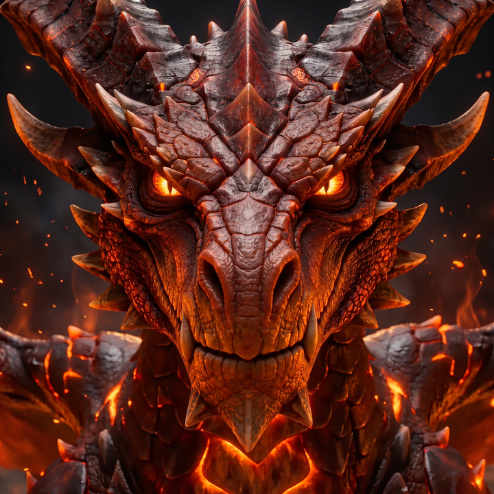 Firak — Ruby Fire Dragon of the Passion Forge of Creation